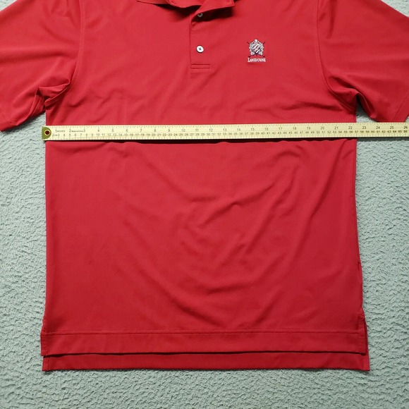 FootJoy FJ‎ Shirt Mens Medium Red Short Sleeve Golf Outdoors Sports Logo - Picture 12 of 15